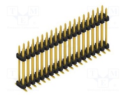 Connector: pin strips; pin header; male; PIN: 38; 2mm; SMT; 2x19