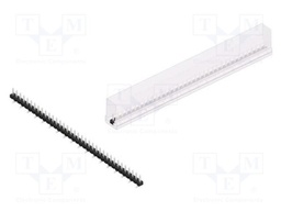 Connector: pin strips; pin header; male; PIN: 36; 2.54mm; SMT; 1x36