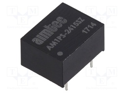 Converter: DC/DC; 1W; Uin: 21.6÷26.4V; 15VDC; Iout: 67mA; DIP8; 1.8g