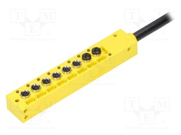 Splitter; 5m; PIN: 3; with LED,with lead; 2A; 10/30V; IP67; IN: 8
