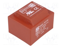 Transformer: encapsulated; 22VA; 117VAC; 9V; 9V; 1222mA; 1222mA