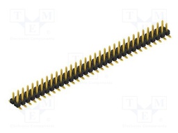 Connector: pin strips; pin header; male; PIN: 64; 2.54mm; SMT; 2x32