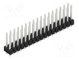 Connector: pin strips; pin header; male; PIN: 34; 2.54mm; THT; 2x17