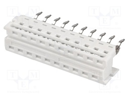 Adapter; wire-board; PIN: 20; 1.27mm; IDC,THT; for ribbon cable