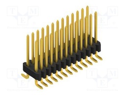 Connector: pin strips; pin header; male; PIN: 26; 1.27mm; SMT; 2x13