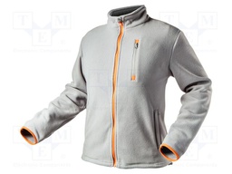 Fleece sweatshirt; Size: L; grey; OUTDOOR; 300g/m2