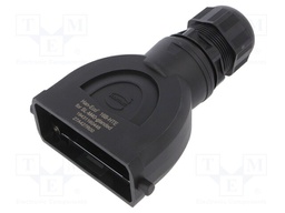 Enclosure: for rectangular connectors; Han Eco B; size 16B; M40