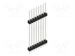 Connector: pin strips; pin header; male; PIN: 8; 2.54mm; THT; 1x8