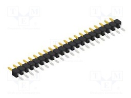 Connector: pin strips; pin header; male; PIN: 21; 2.54mm; SMT; 1x21