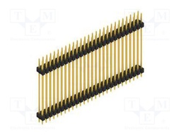 Connector: pin strips; pin header; male; PIN: 54; 2.54mm; THT; 2x27