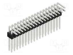 Connector: pin strips; pin header; male; PIN: 36; 1.27mm; THT; 2x18