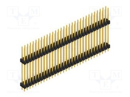 Connector: pin strips; pin header; male; PIN: 62; 2.54mm; THT; 2x31
