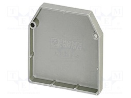 End plate; grey; Width: 2mm