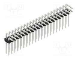 Connector: pin strips; pin header; male; PIN: 42; 2mm; THT; 2x21