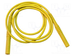 Test lead; 20A; banana plug 4mm,both sides; insulated; Len: 1.8m