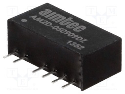 Converter: DC/DC; 2W; Uin: 4.5÷5.5V; Uout: 9VDC; Uout2: 9VDC; SIP7