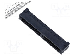 Connector: PCB to PCB; female; PIN: 80; 0.8mm; HSEC8; gold-plated