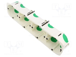 Enclosure: back box; X: 71mm; Y: 286mm; Z: 47mm; plaster embedded