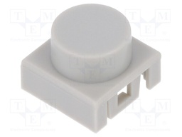 Button; Application: KSA series,KSL series; Ø8mm; Colour: grey