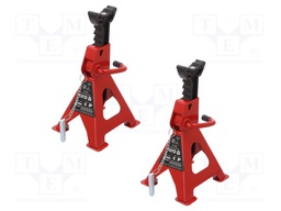 Jack stand; 3000kg; Hmin: 280m; Hmax: 420mm; Base dim: 182x201mm