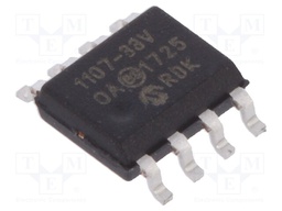IC: voltage regulator; LDO,linear,fixed; 3.3V; 0.3A; SO8; SMD