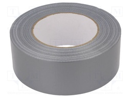 Tape: duct; W: 48mm; L: 50m; Thk: 0.17mm; silver; fabric; -20÷80°C