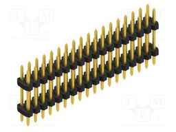 Connector: pin strips; pin header; male; PIN: 36; 2mm; THT; 2x18