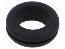 Grommet; black; UL94HB; TPR