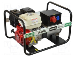 Power generator; gasoline; 2.7l/h; 4kVA; 230VAC; 17.3A; 79kg; IP23