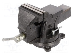 Tool: vice; Mat: iron alloy; 100mm; V: twistable,with anvil; 6.5kg