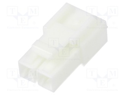 Plug; wire-wire/PCB; female; PIN: 2; w/o contacts; for cable; 6.2mm