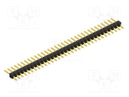 Connector: pin strips; pin header; male; PIN: 33; 2.54mm; SMT; 1x33