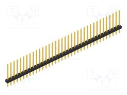 Connector: pin strips; pin header; male; PIN: 36; 2mm; THT; 1x36