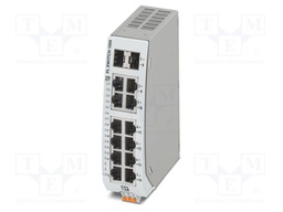 Switch Ethernet; unmanaged; Number of ports: 14; 9÷32VDC; IP30