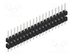 Connector: pin strips; pin header; male; PIN: 19; 2.54mm; THT; 1x19