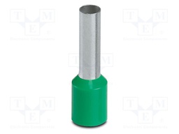 Tip: bootlace ferrule; insulated; copper; 6mm2; Bit len: 12mm