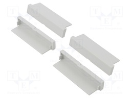 Terminals cover; light grey; UL94V-0; Mat: ABS; Pcs: 4
