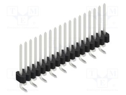 Connector: pin strips; pin header; male; PIN: 18; 1.27mm; SMT; 1x18