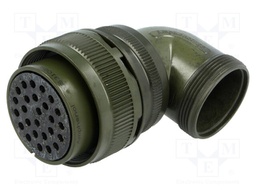 Connector: circular; Series: DS/MS; plug; female; PIN: 26; for cable