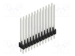 Connector: pin strips; pin header; male; PIN: 24; 1.27mm; THT; 2x12