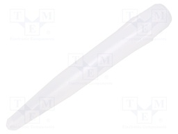 Needle: plastic; 4"; straight,conical; Mounting: 1/4"; Mat: LDPE