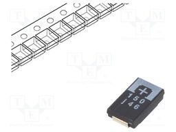 Capacitor: tantalum-polymer; 150uF; 6.3VDC; TPE; SMD; ±20%; 2000h
