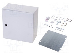 Enclosure: wall mounting; X: 380mm; Y: 380mm; Z: 210mm; AX; IP66; IK10