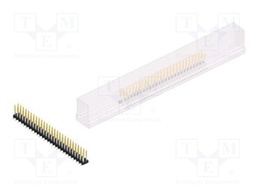 Connector: pin strips; pin header; male; PIN: 54; 2mm; SMT; 2x27