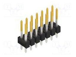 Connector: pin strips; pin header; male; PIN: 14; 2.54mm; THT; 2x7