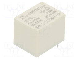 Relay: electromagnetic; SPST-NO; 10A; THT; Series: SRD; 100mΩ