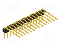 Connector: pin strips; pin header; male; PIN: 14; 2.54mm; THT; 1x14