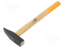 Hammer; fitter type; 300g; wood; Conform to: DIN 1041