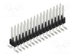 Connector: pin strips; pin header; male; PIN: 32; 1.27mm; SMT; 2x16