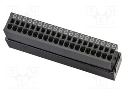 For DIN rail mounting,vertical,horizontal; 20pin